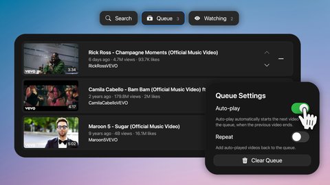 A showcase of the Queue Functionality