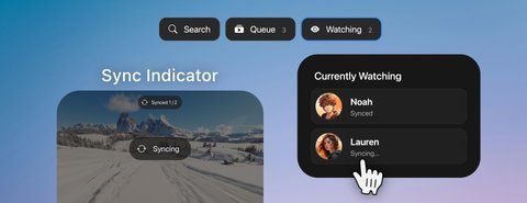 A Screenshot explaining how the Sync Indicator works