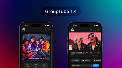 Introducing GroupTube 1.4 – Now on Mobile + New Homepage! Cover
